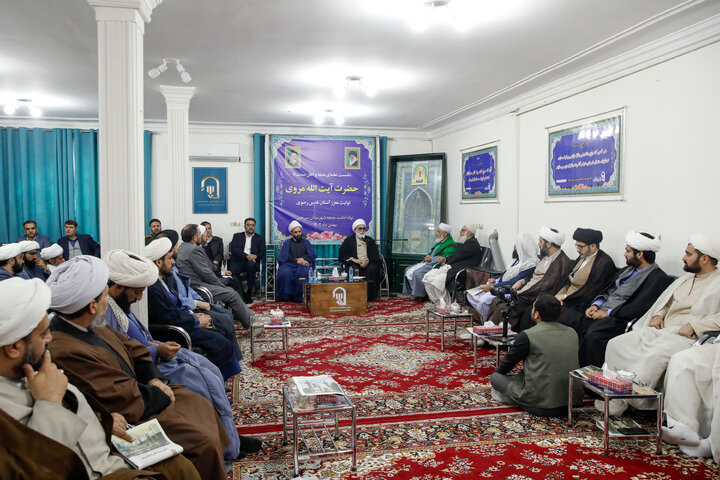 Photos: Shiite, Sunni scholars of Iran's Sarakhs meet with custudian of Astan Quds Razavi