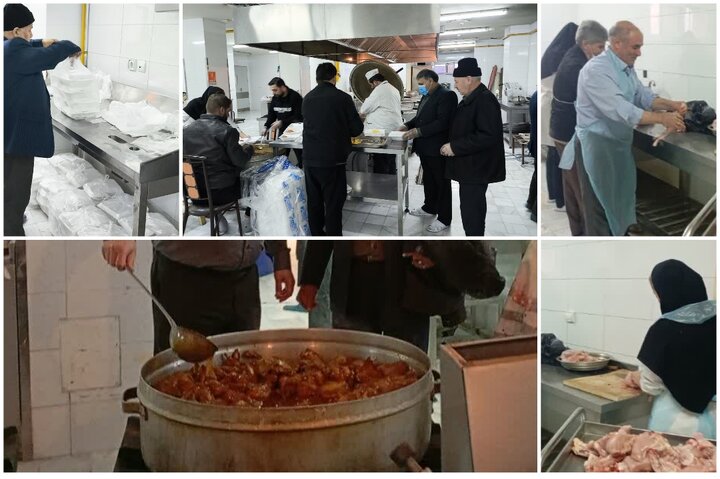 توزیع ۱۳۰۰ پرس غذای گرم میان اهالی سیل‌زده پیربازار توسط مواکب اربعینی گیلان