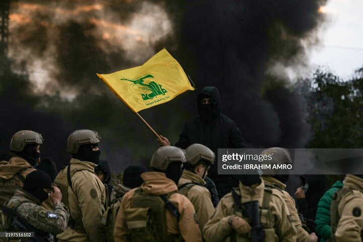 تظاهرات طرفداران حزب الله به سفر مورگان اورتگاس به بیروت