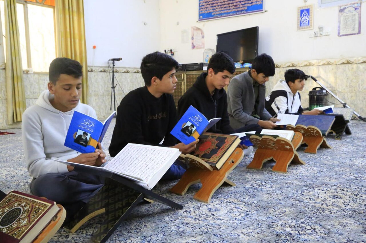العتبة العباسية المقدسة تطلق برنامجا قرآنيا في كربلاء+(صور)