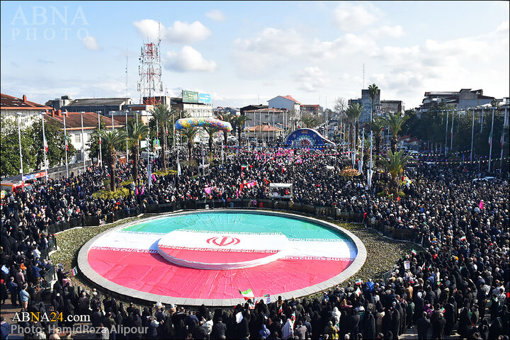 راهپیمایی 22 بهمن در رشت