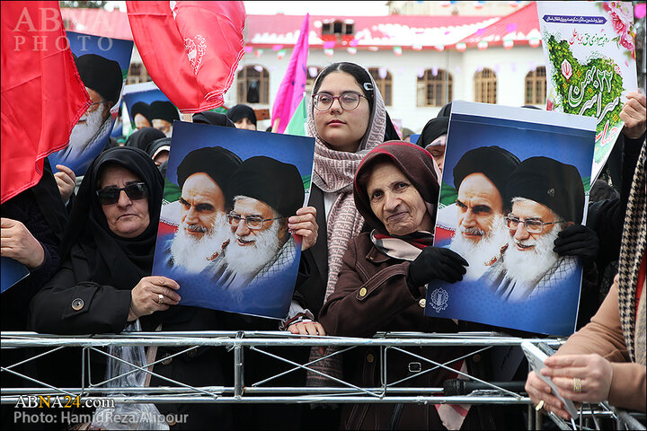 راهپیمایی 22 بهمن در رشت