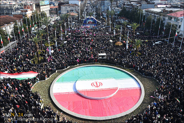 راهپیمایی 22 بهمن در رشت