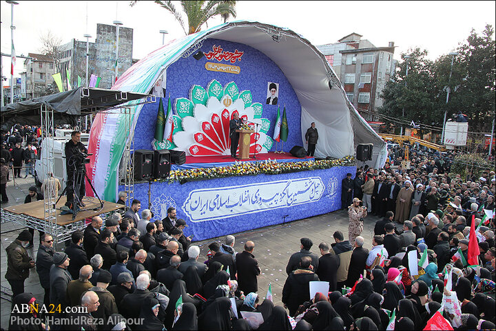 راهپیمایی 22 بهمن در رشت