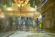 Photos: Washing holy shrine of Al-Askariyya in month of Sha'aban