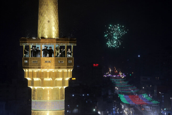 Photos: Chants of Allahu Akbar echoed at Imam Reza shrine