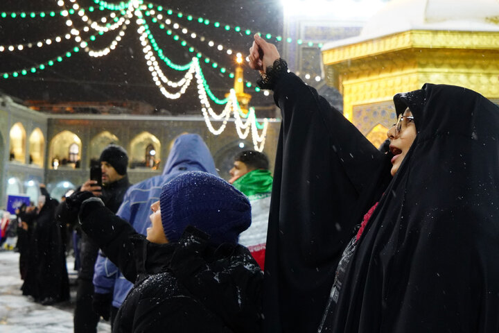 Photos: Chants of Allahu Akbar echoed at Imam Reza shrine