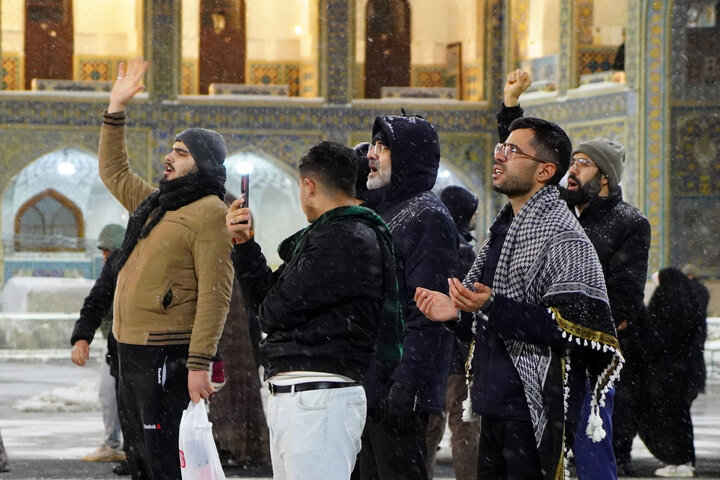 Photos: Chants of Allahu Akbar echoed at Imam Reza shrine