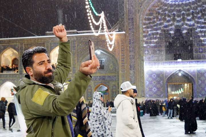 Photos: Chants of Allahu Akbar echoed at Imam Reza shrine