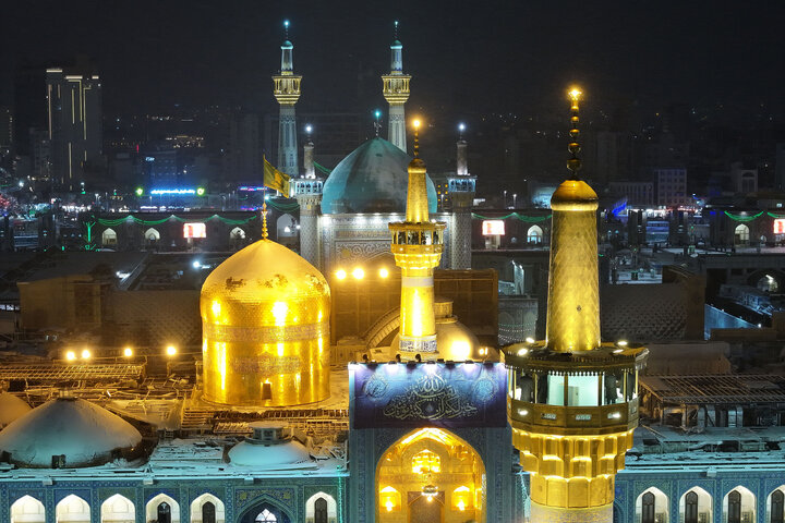 Photos: Chants of Allahu Akbar echoed at Imam Reza shrine