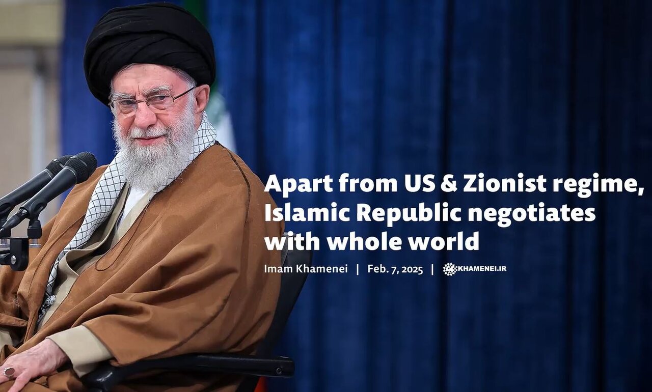 Video: Islamic Republic negotiates with whole world apart from US and Zionist regimes