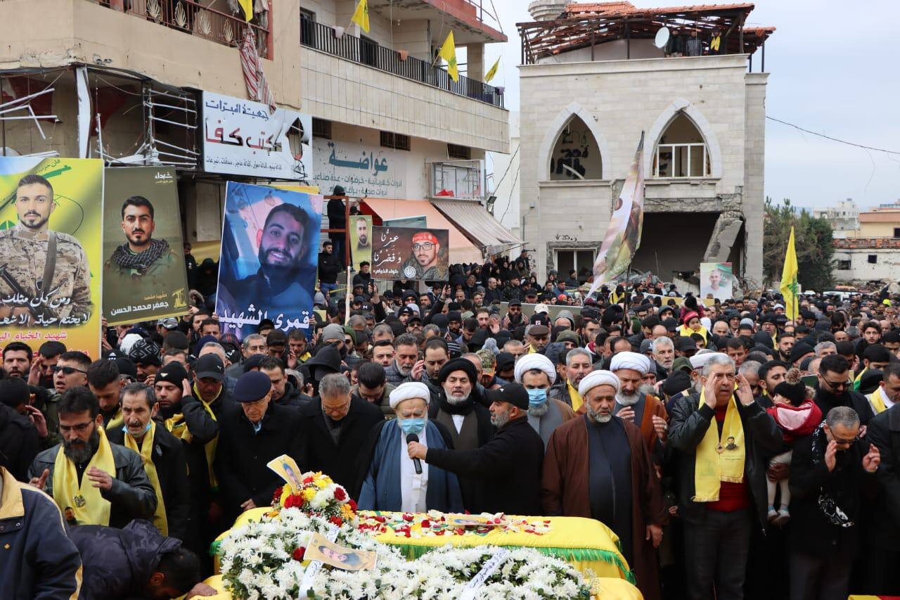 حزب الله وجماهير المقاومة يشيّعون ثلة من الشهداء في مدينة الخيام + صور وفيديو