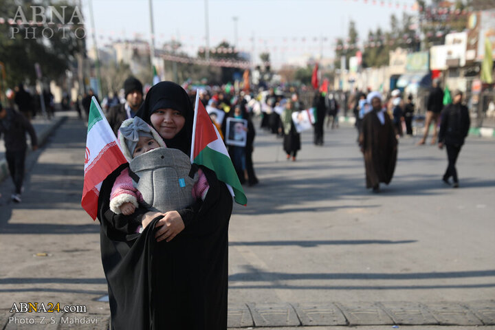 تقرير مصور/ مشاركة واسعة لأهالي مدينة قم بذكرى انتصار الثورة الاسلامية
