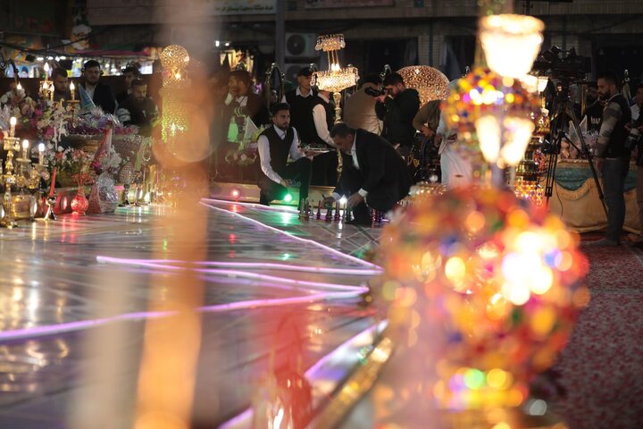 تقرير مصور/ مهرجان الشموع الخامس والعشرون بذكرى ولادة الإمام المهدي المنتظر(عج) في كربلاء