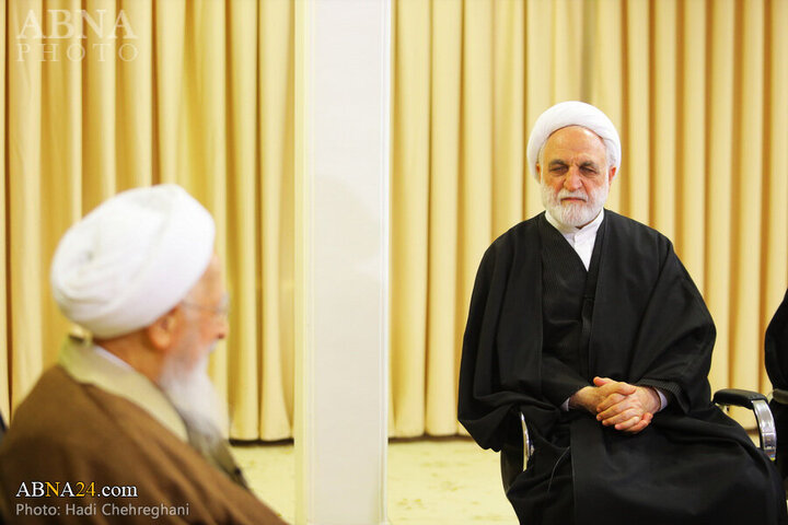 Photos: Iran Judiciary chief meets with Grand Ayatollahs in Qom