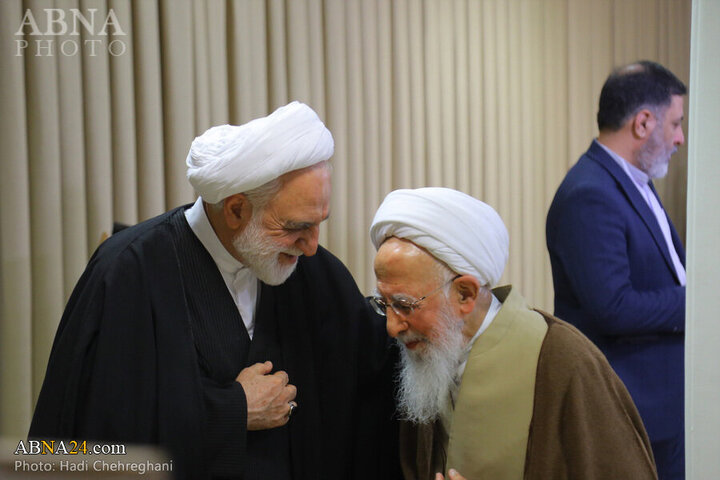 Photos: Iran Judiciary chief meets with Grand Ayatollahs in Qom