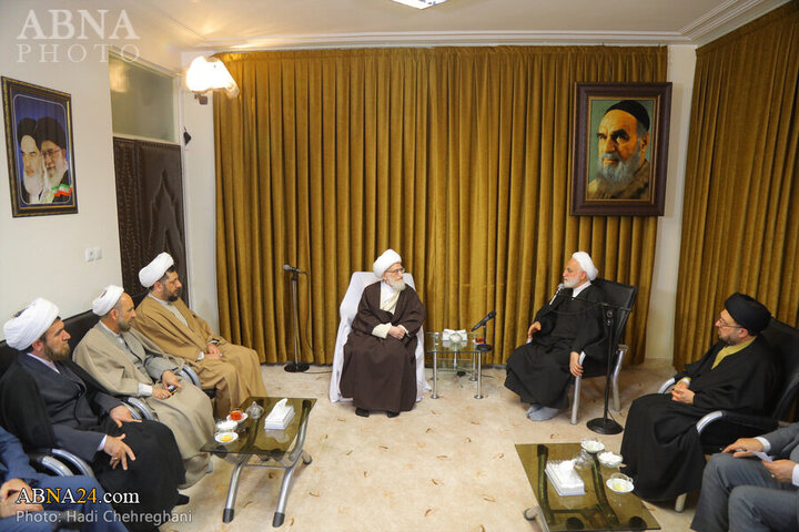 Photos: Iran Judiciary chief meets with Grand Ayatollahs in Qom