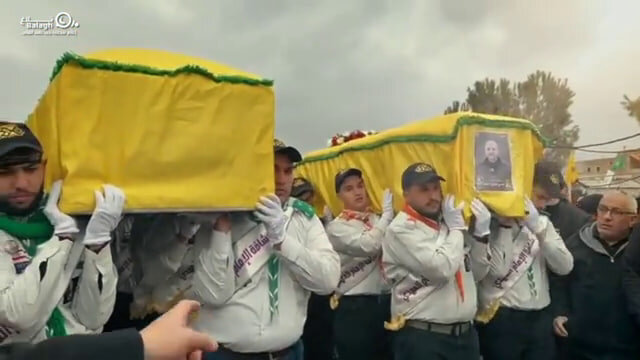فيديو | تشييع الشهيد المهندس حسن عقيل حمد، في بلدة عيترون جنوب لبنان