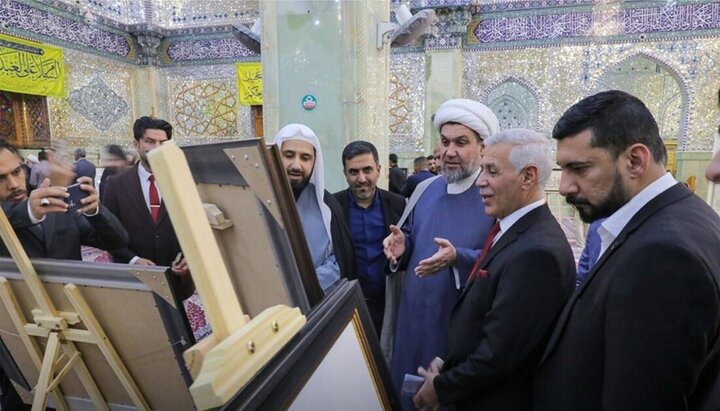 تقرير مصور/العتبة العسكرية تفتتح معرض خاتم الأوصياء (عج) الدولي الثالث للخط العربي والزخرفة الإسلامية