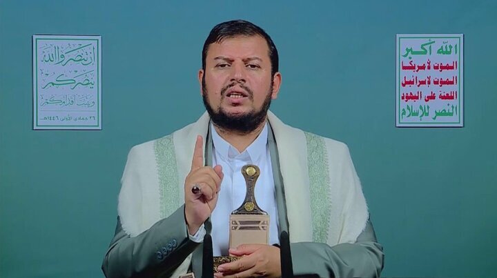 Ansarullah leader: US Gaza displacement plan aims to eliminate Palestine cause