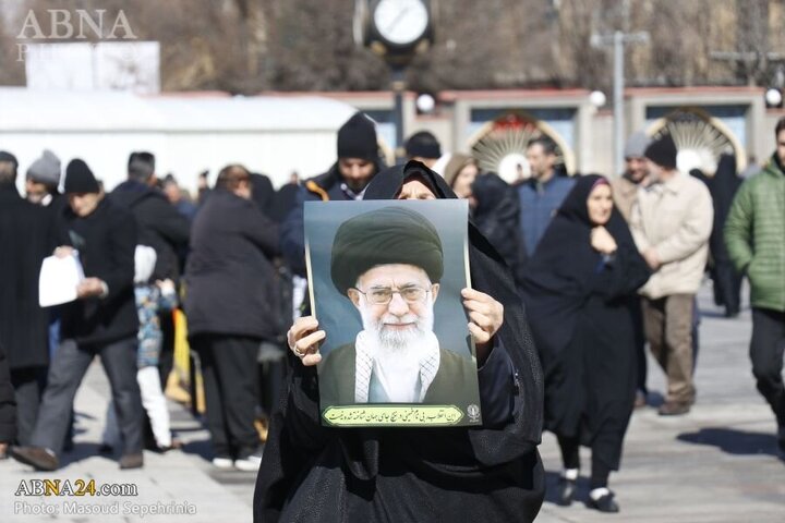 Photos: Public gathering in Tabriz in support of statements of Imam Khamenei