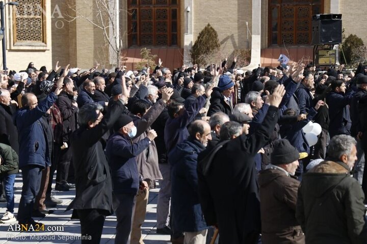 Photos: Public gathering in Tabriz in support of statements of Imam Khamenei