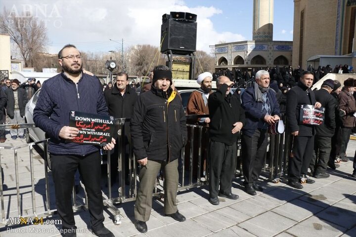 Photos: Public gathering in Tabriz in support of statements of Imam Khamenei