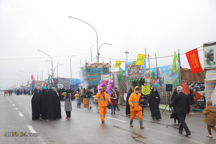 Photos: Huge number of pilgrims march towards Jamkaran mosque