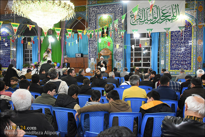 جشن نیمه شعبان در مسجد صاحب الزمان (عج) آستارا