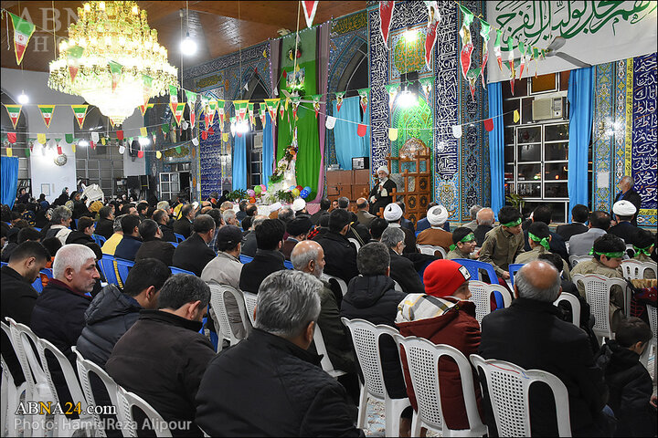 جشن نیمه شعبان در مسجد صاحب الزمان (عج) آستارا