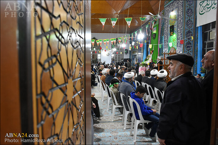 جشن نیمه شعبان در مسجد صاحب الزمان (عج) آستارا