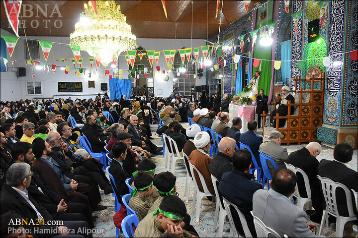 جشن نیمه شعبان در مسجد صاحب الزمان (عج) آستارا