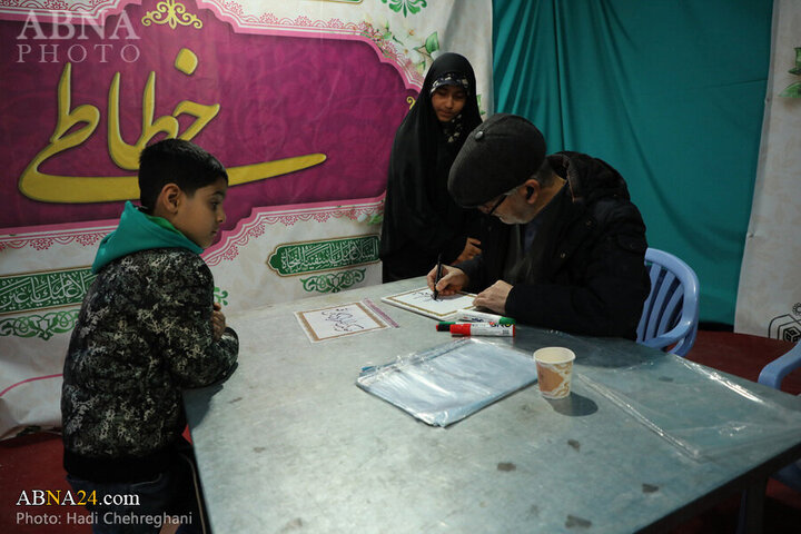 Photos: Qom's Imamzadehs Mawkibs serve pilgrims during Mid-Sha'ban Eid