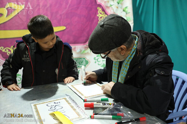 Photos: Qom's Imamzadehs Mawkibs serve pilgrims during Mid-Sha'ban Eid