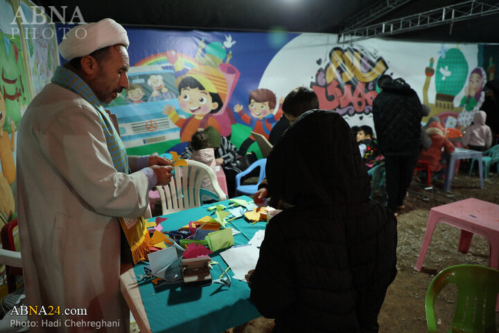 Photos: Qom's Imamzadehs Mawkibs serve pilgrims during Mid-Sha'ban Eid