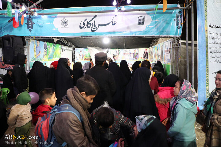 Photos: Qom's Imamzadehs Mawkibs serve pilgrims during Mid-Sha'ban Eid