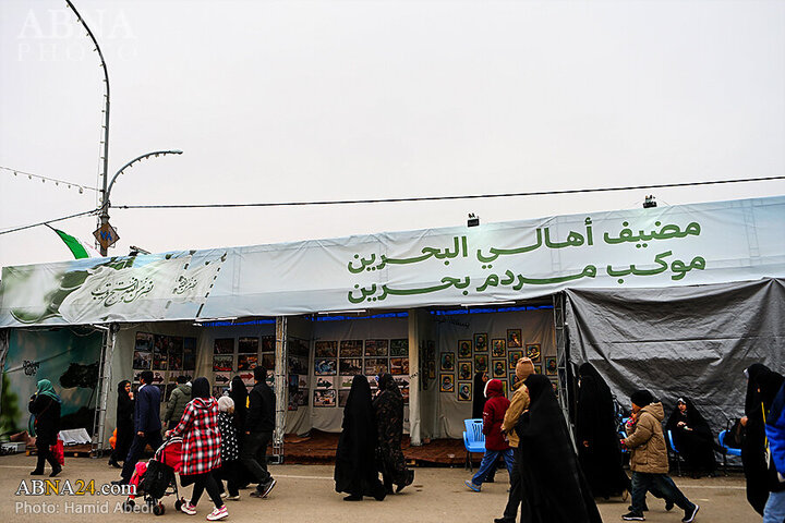 Photos: Mawkibs serve pilgrims in walking route toward Jamkaran Mosque on Mid-Shaban