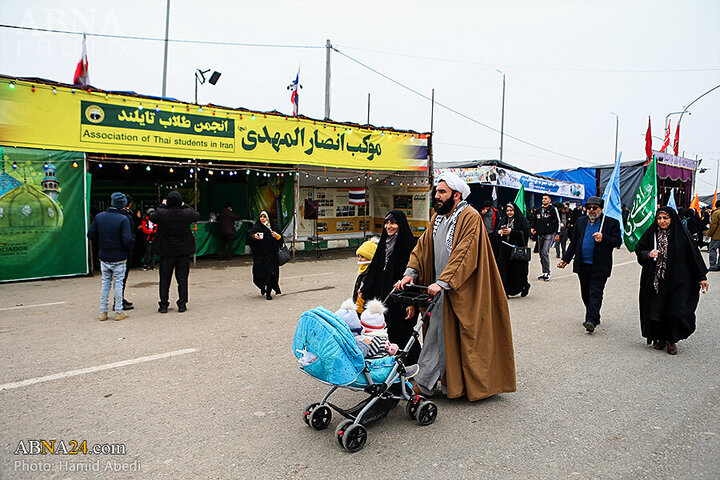 Photos: Mawkibs serve pilgrims in walking route toward Jamkaran Mosque on Mid-Shaban