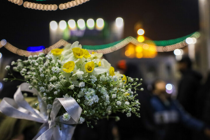 Photos: Imam Reza Shrine on night of Mid-Shaban