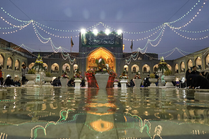 Photos: Imam Reza Shrine on night of Mid-Shaban