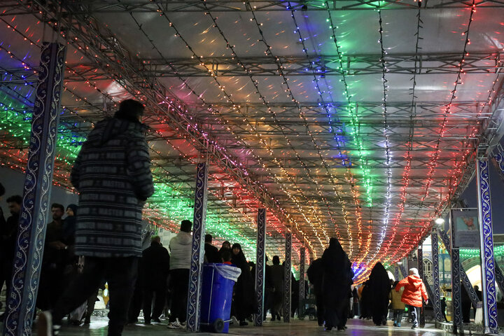 Photos: Imam Reza Shrine on night of Mid-Shaban