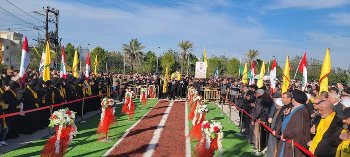 حزب الله وجماهير المقاومة يشيّعون الشّهيد علي صفي الدين في بدياس جنوب لبنان