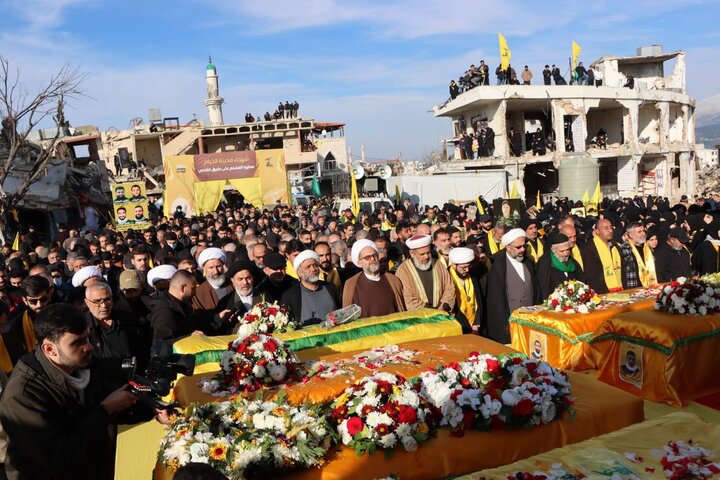 حزب الله وجماهير المقاومة يشيّعون ثلة من الشهداء في مدينة الخيام