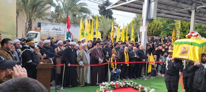 حزب الله يشيّع الشّهيد محمد طباجة في دير قانون النهر جنوب لبنان
