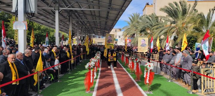 حزب الله يشيّع الشّهيد محمد طباجة في دير قانون النهر جنوب لبنان