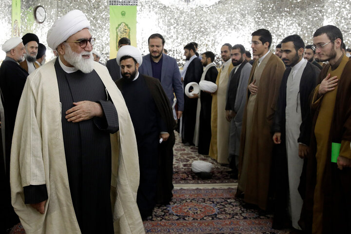 Photos: Turban-wearing ceremony held for Khorasan Seminary clerics held at Astan Quds Razavi