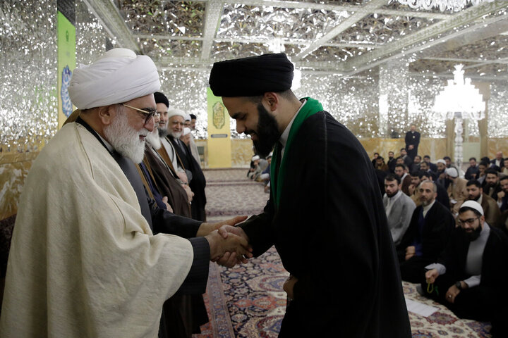 Photos: Turban-wearing ceremony held for Khorasan Seminary clerics held at Astan Quds Razavi