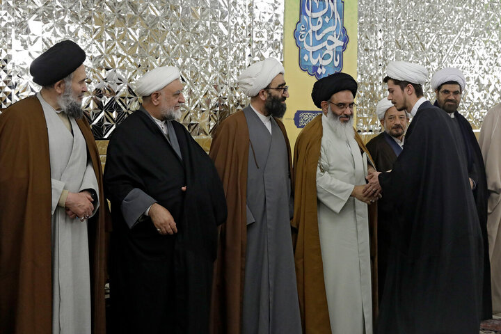 Photos: Turban-wearing ceremony held for Khorasan Seminary clerics held at Astan Quds Razavi