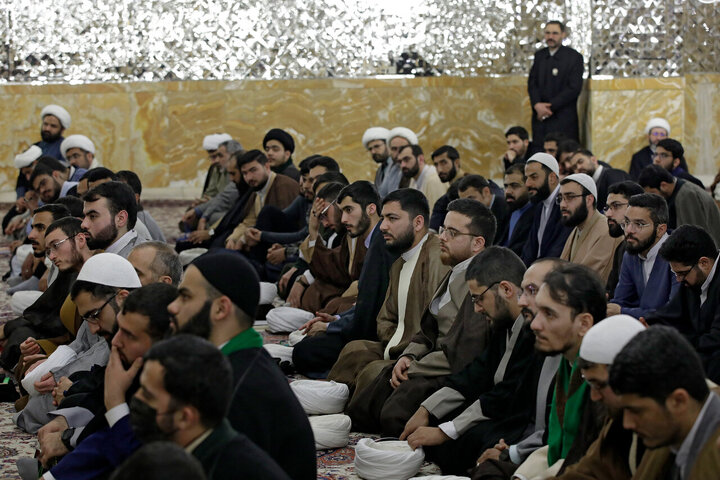 Photos: Turban-wearing ceremony held for Khorasan Seminary clerics held at Astan Quds Razavi