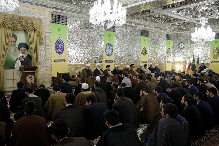 Photos: Turban-wearing ceremony held for Khorasan Seminary clerics held at Astan Quds Razavi